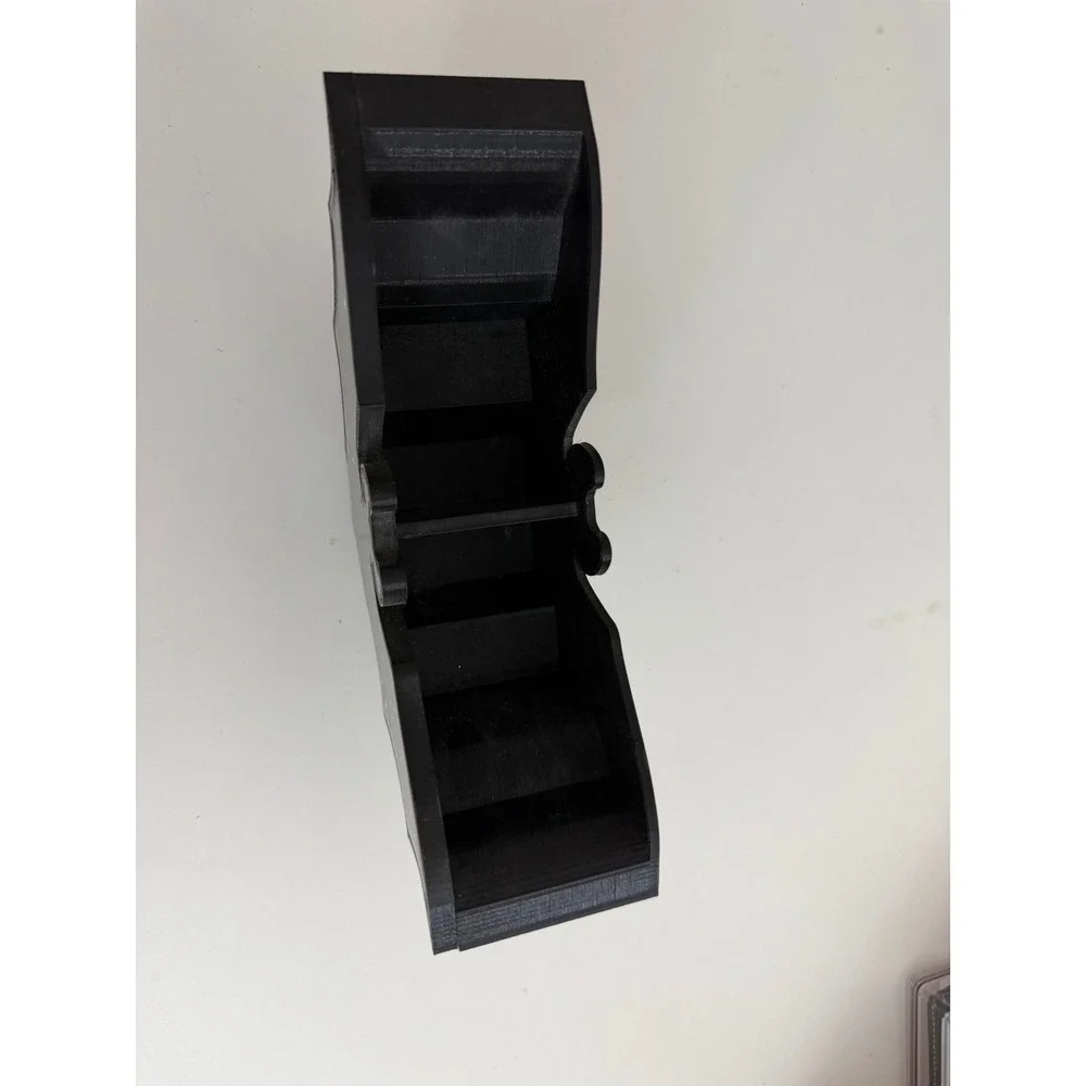 Black 3D Printed Bat Desk Organizer Holographic Star Gothic Makeup Brush Holder